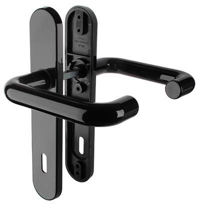 Maniglia in Nylon®  su placca per porte interne